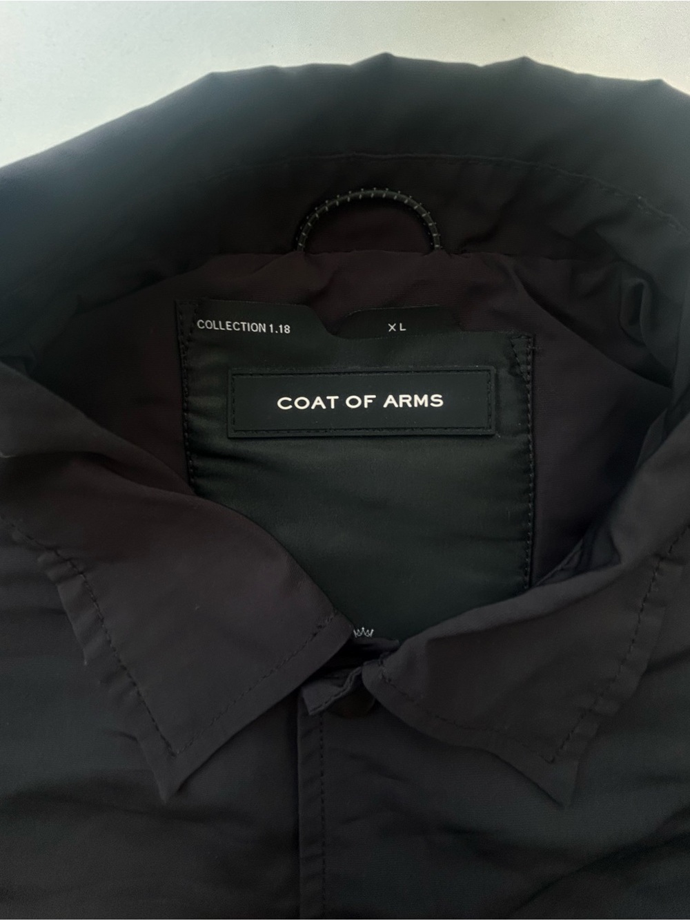 Men's Black Windbreaker Coach Jacket